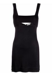 Saint Laurent cut-out sleeveless mini dress - Schwarz