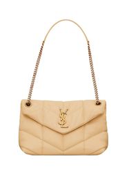 Saint Laurent Kleine Loulou Schultertasche - Nude