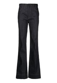 Saint Laurent flared high-rise jeans - Blau