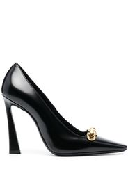 Saint Laurent Silvana 110m chain pumps - Schwarz