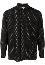 Saint Laurent Hemd mit Polka Dots - Schwarz