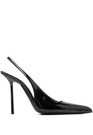 Saint Laurent Kiss Slingback-Pumps 115mm - Schwarz