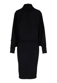 Saint Laurent roll-neck knitted dress - Schwarz