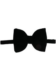 Saint Laurent velvet bow tie - Schwarz