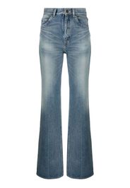 Saint Laurent high-waisted bootcut jeans - Blau