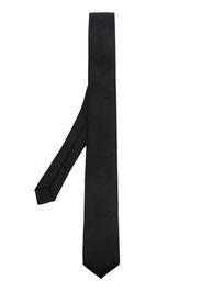 Saint Laurent textured-finish silk tie - Schwarz