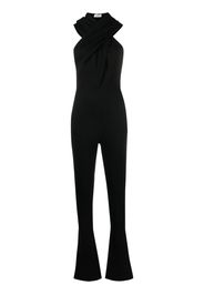 Saint Laurent halterneck open-back jumpsuit - Schwarz