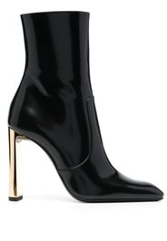 Saint Laurent Auteuil 100mm leather boots - Schwarz