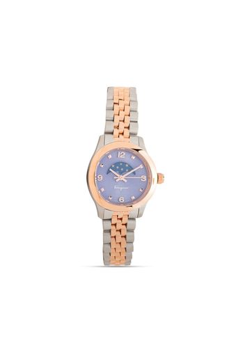 Salvatore Ferragamo Watches round face watch - Blau