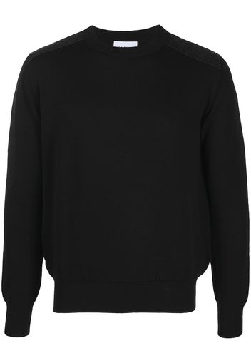 Salvatore Ferragamo Pullover mit Kontrasteinsätzen - Schwarz