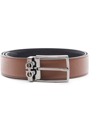 Salvatore Ferragamo mini Gancini buckle belt - Braun