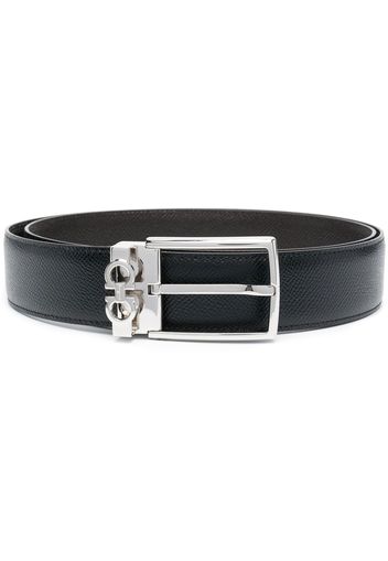 Salvatore Ferragamo logo buckle belt - Schwarz