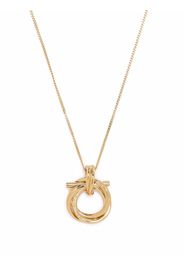 Salvatore Ferragamo Gancini pendant necklace - Gold