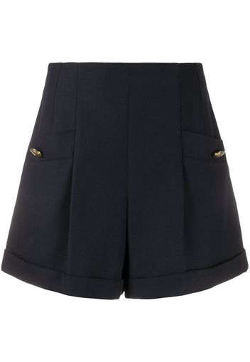 Sandro Paris Shorts mit Falten - Blau