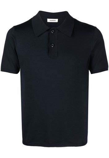 SANDRO Klassisches Poloshirt - Blau