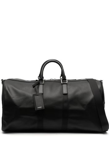 SANDRO logo print weekend bag - Schwarz