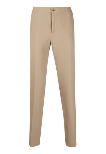 SANDRO tapered Jersey trousers - Nude