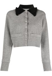 SANDRO Cardigan mit Knopfleiste - Grau