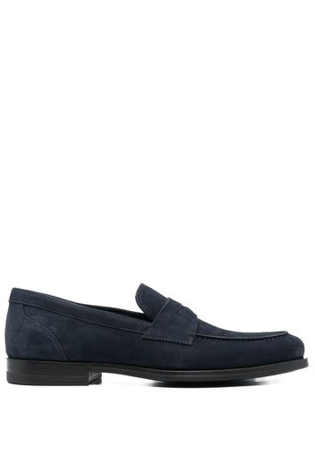 Santoni Diplomat slip-on loafers - Blau