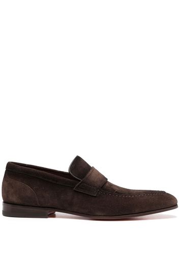 Santoni Diplomat slip-on loafers - Braun