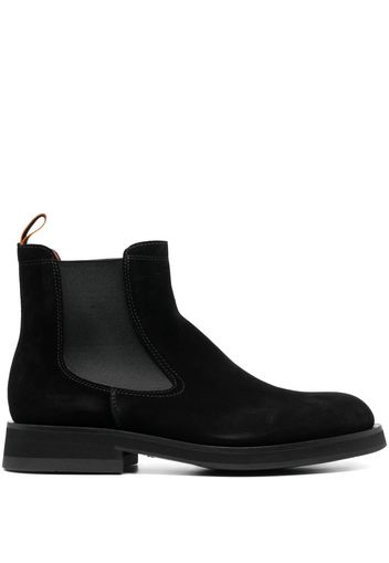 Santoni 35mm suede Chelsea boots - Schwarz