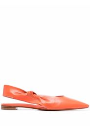 Santoni Slingback-Sandalen mit Kordelriemen - Orange