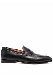 Santoni Klassische Penny-Loafer - Schwarz