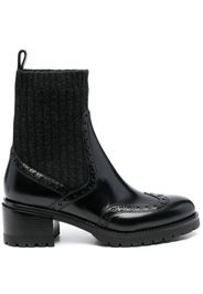 Santoni Klassische Sock-Boots - Schwarz