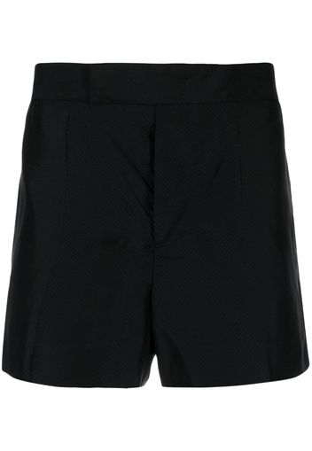 SAPIO jacquard cotton tailored shorts - Schwarz