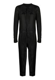 SAPIO satin-finish jumpsuit - Schwarz