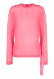 Sara Lanzi crew-neck jumper - Rosa