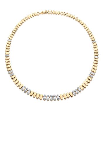 Sara Weinstock 18kt yellow gold Taj baguette diamond choker