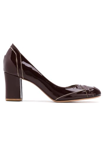 Sarah Chofakian Pumps aus Leder - Braun