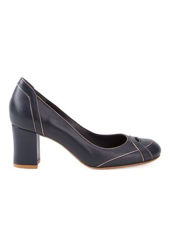 Sarah Chofakian Pumps aus Leder - Violett