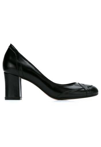 Sarah Chofakian Pumps aus Leder - Schwarz