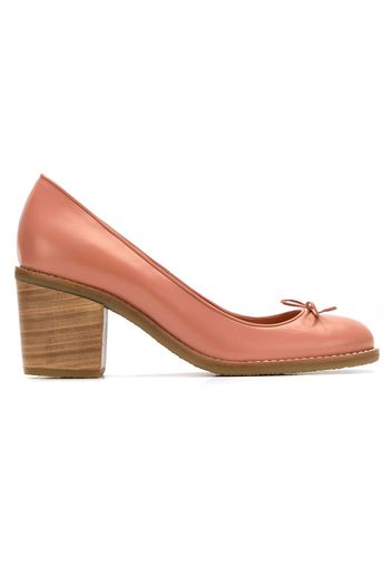 Sarah Chofakian Pumps aus Leder - Nude