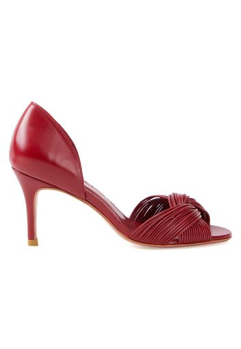 Sarah Chofakian Zehenfreie Pumps - Rot