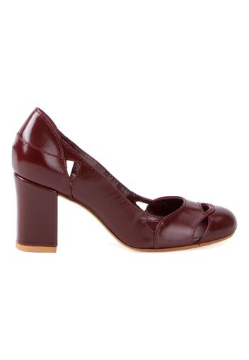 Sarah Chofakian Pumps aus Leder - Rot