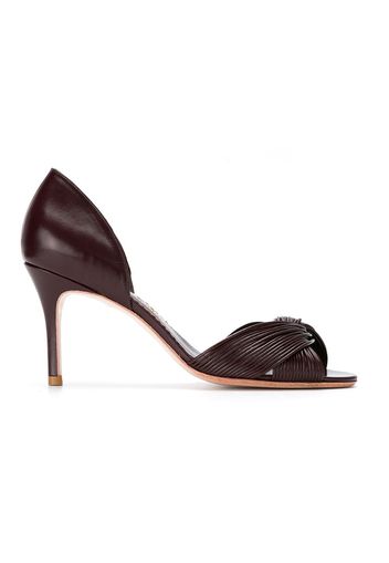 Sarah Chofakian Pumps aus Leder - Braun