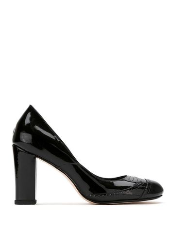 Sarah Chofakian Pumps aus Leder - Schwarz