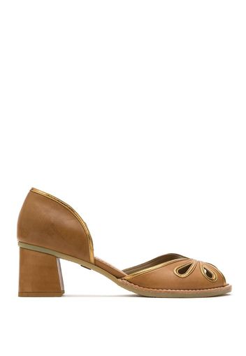 Sarah Chofakian Pumps aus Leder - Braun