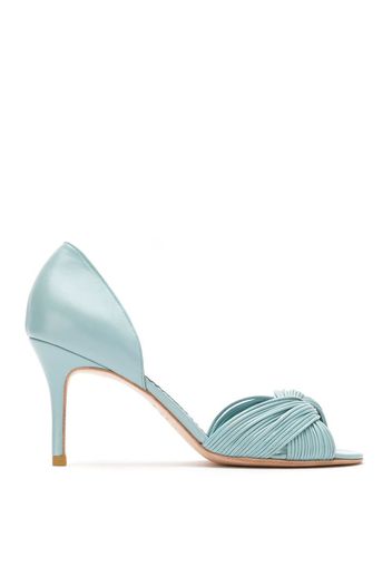 Sarah Chofakian Pumps aus Leder - Blau