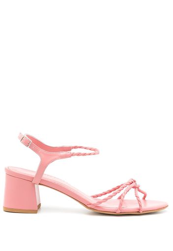 Sarah Chofakian Sandalen mit Blockabsatz - Rosa