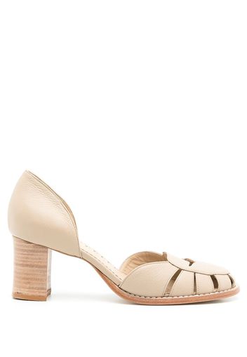 Sarah Chofakian Scarpin Yosemite Pumps - Nude