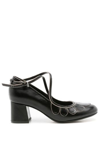 Sarah Chofakian Belis 50mm buckled pumps - Schwarz