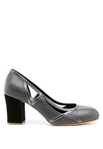 Sarah Chofakian Jubilee 55mm cut-out pumps - Grau