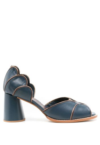 Sarah Chofakian Pattrice Sandalen 65mm - Blau