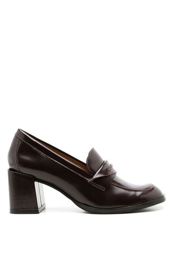 Sarah Chofakian Eliza Loafer 70mm - Braun