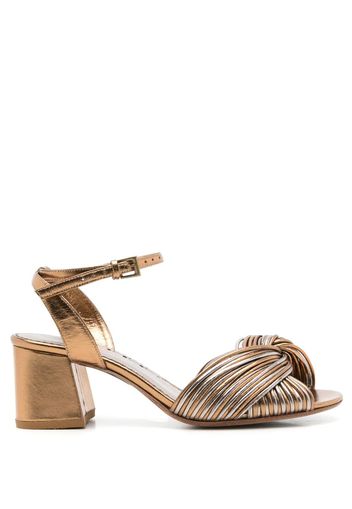 Sarah Chofakian Colagem Pumps 65mm - Gold