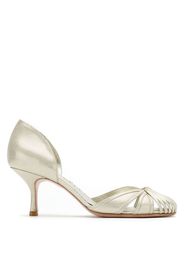 Sarah Chofakian Pumps aus Leder - Nude